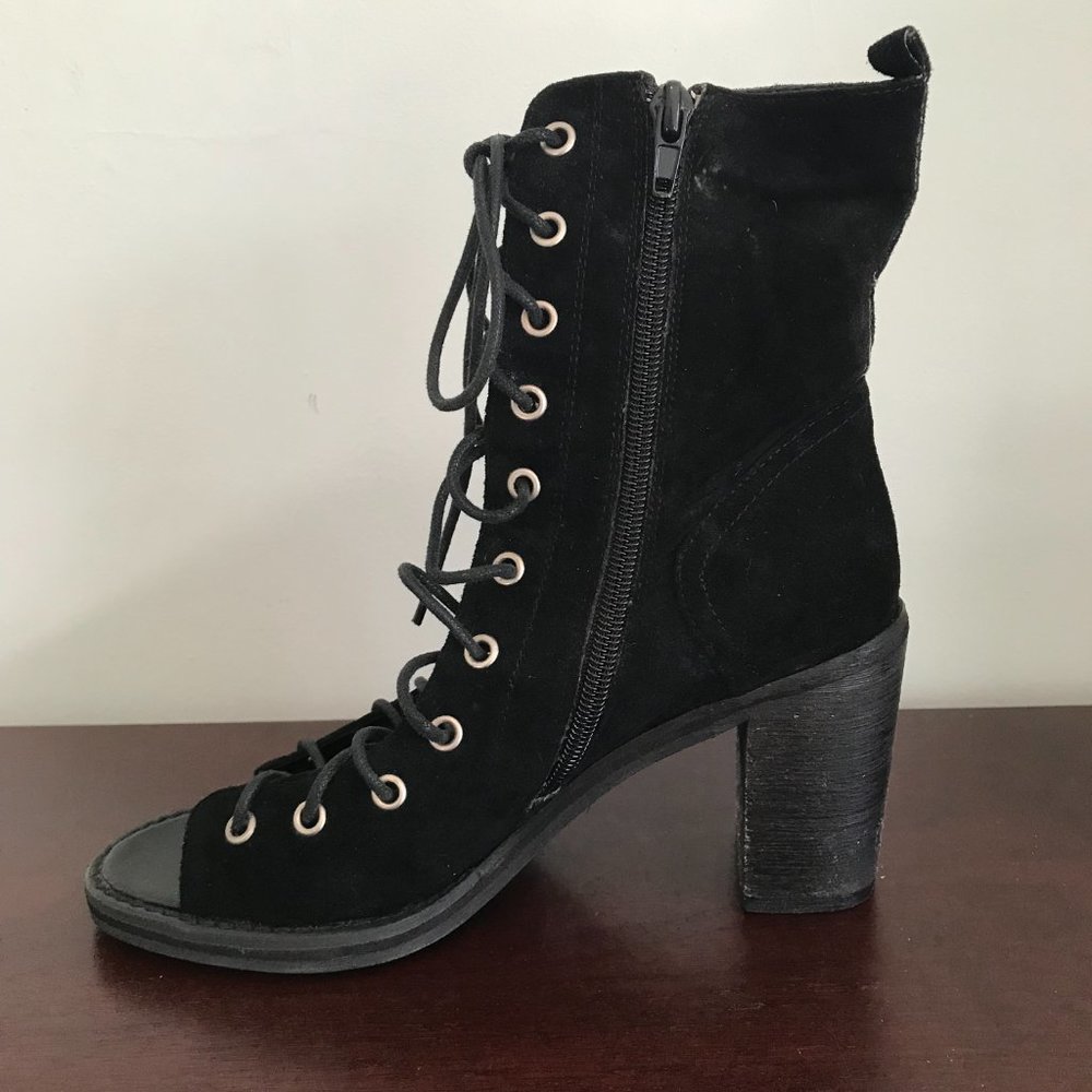 Jeffrey Campbell | Black Corset Heels - Sz 6 - Picture 4 of 10